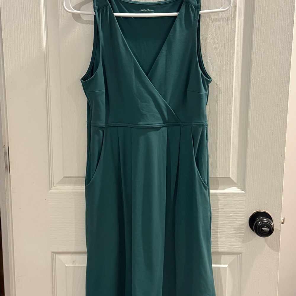 Eddie Bauer Teal Midi Dress